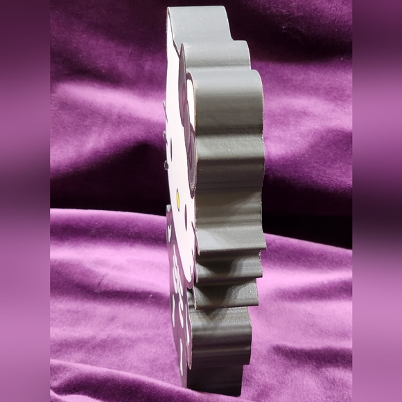 Hello Kitty Halloween Block Sign Wall or Shelf Art Hello Kitty Skeleton - Picture 2 of 5